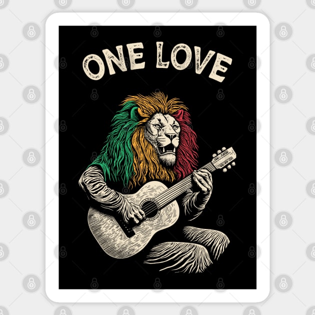 One Love Sticker by Yopi